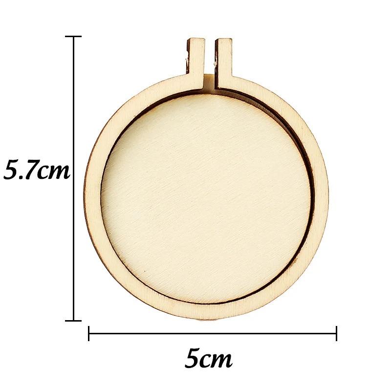 1/3/5pcs Wood Embroidery Hoop  - огляд і ціна Wood Ring Blank