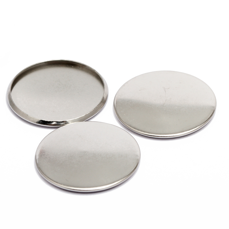 20pcs Stainless Steel Round Se - огляд і ціна Bezels Set Pendant