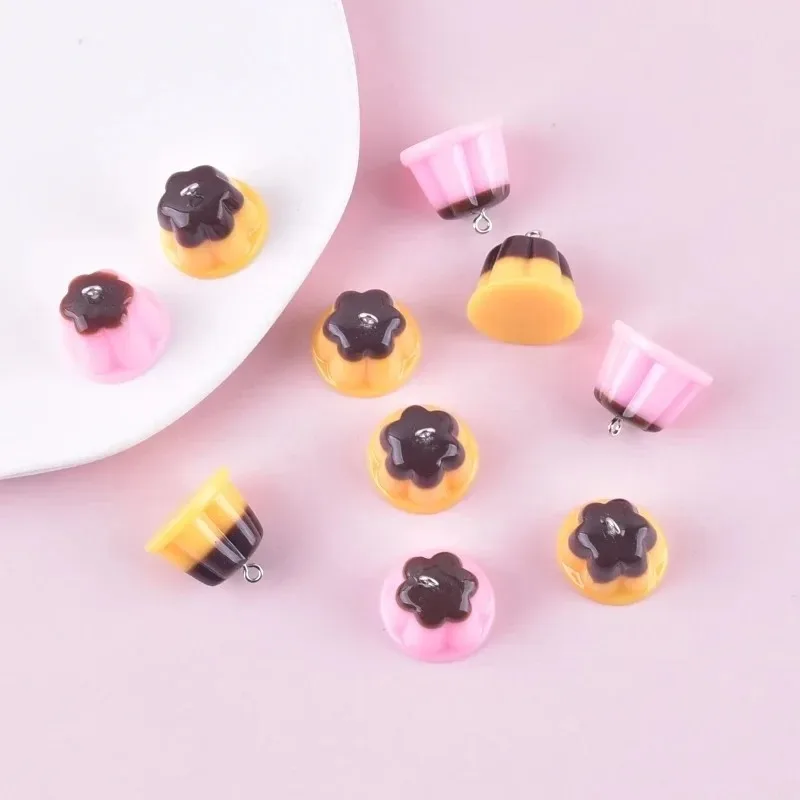 10Pcs 3D Mini Dessert Pudding  - огляд і ціна Resin Crafts Diy