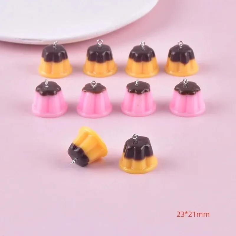 10Pcs 3D Mini Dessert Pudding  - огляд і ціна Resin Crafts Diy