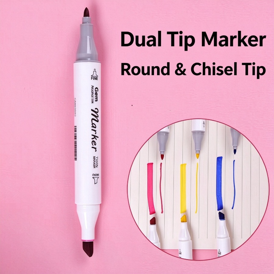 Gezhimei Dual Tip Markers, Dou - огляд і ціна Copic Marker Sketch