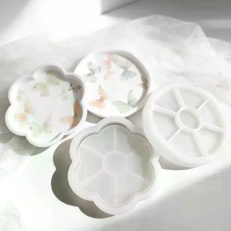 Flower/Round Shape Tray Silico - огляд і ціна Resin Craft Ideas