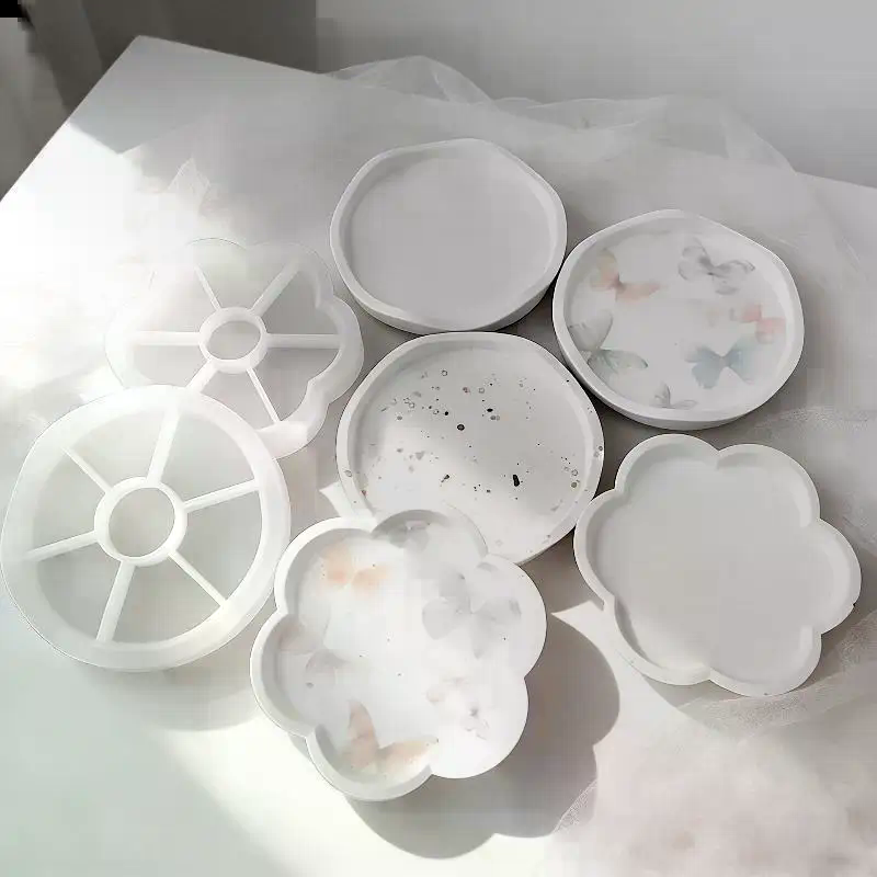 Flower/Round Shape Tray Silico - огляд і ціна Resin Craft Ideas